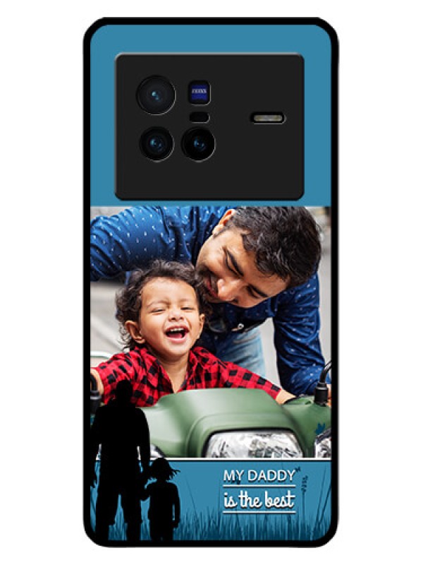Custom Vivo X80 5G Custom Glass Mobile Case - Best dad design