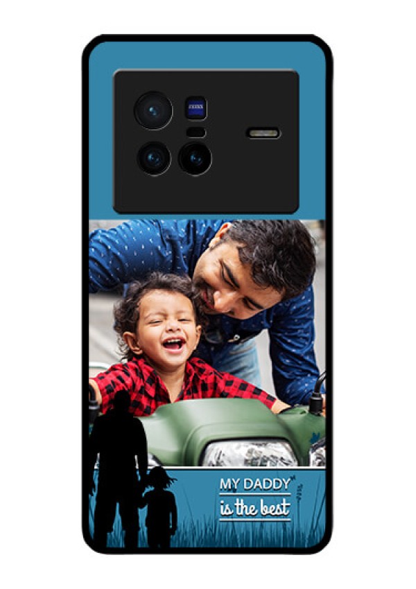 Vivo X80 5G Custom Glass Mobile Case - Best dad design