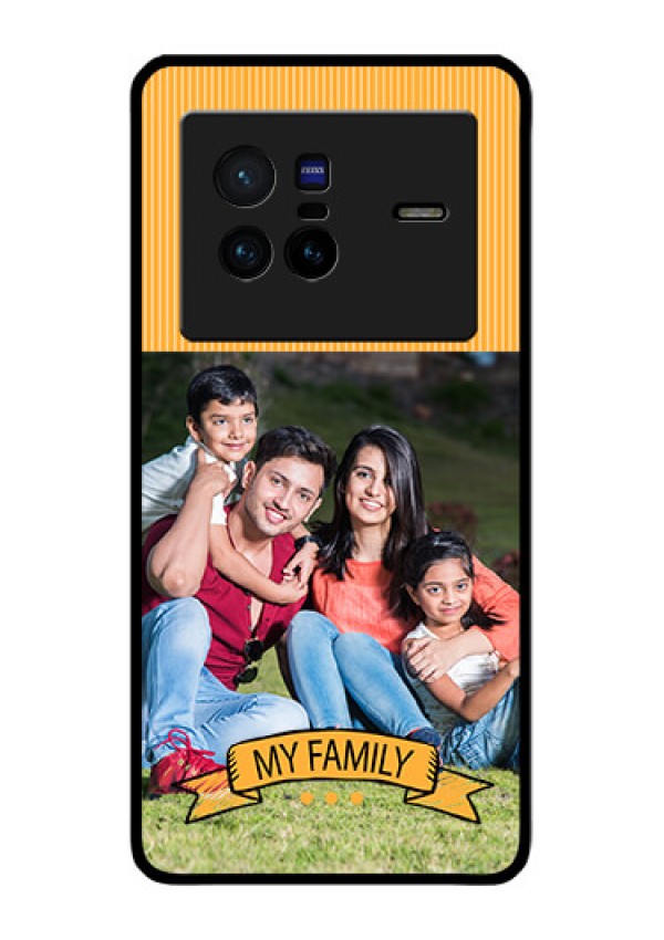 Vivo X80 5G Custom Glass Phone Case - My Family Design