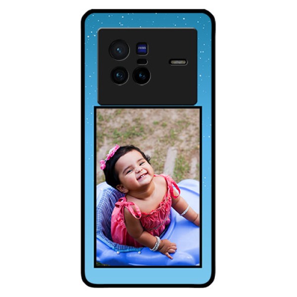 Vivo X80 5G Custom Glass Mobile Case - Wave Pattern Colorful Design