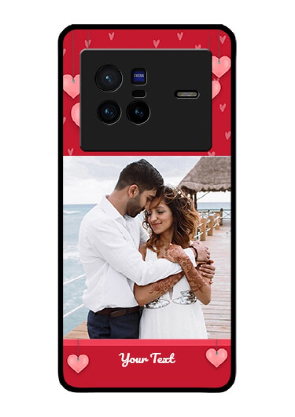 Vivo X80 5G Custom Glass Phone Case - Valentines Day Design