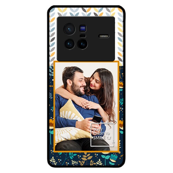 Vivo X80 5G Custom Glass Mobile Case - Pattern Design