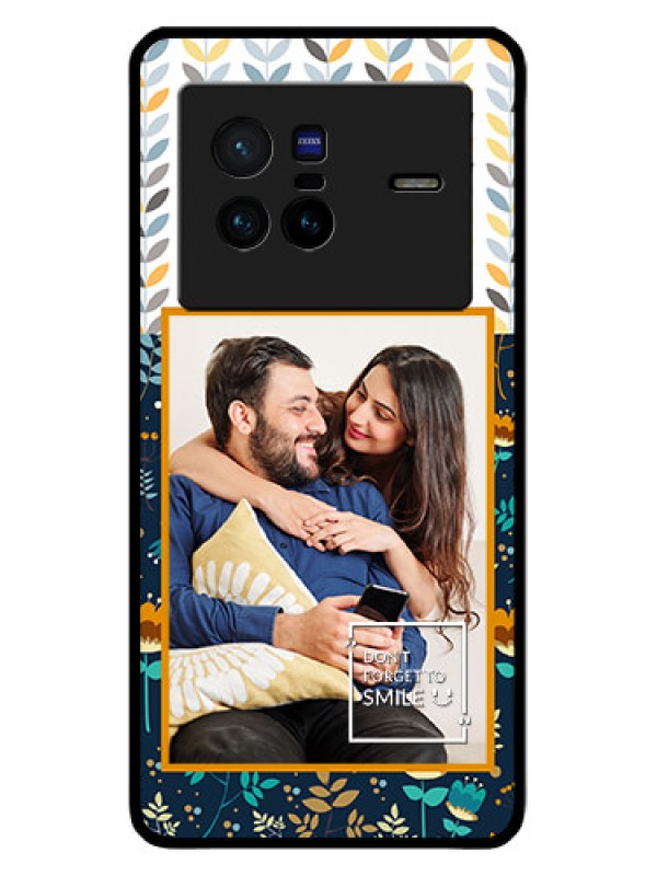 Custom Vivo X80 5G Custom Glass Mobile Case - Pattern Design