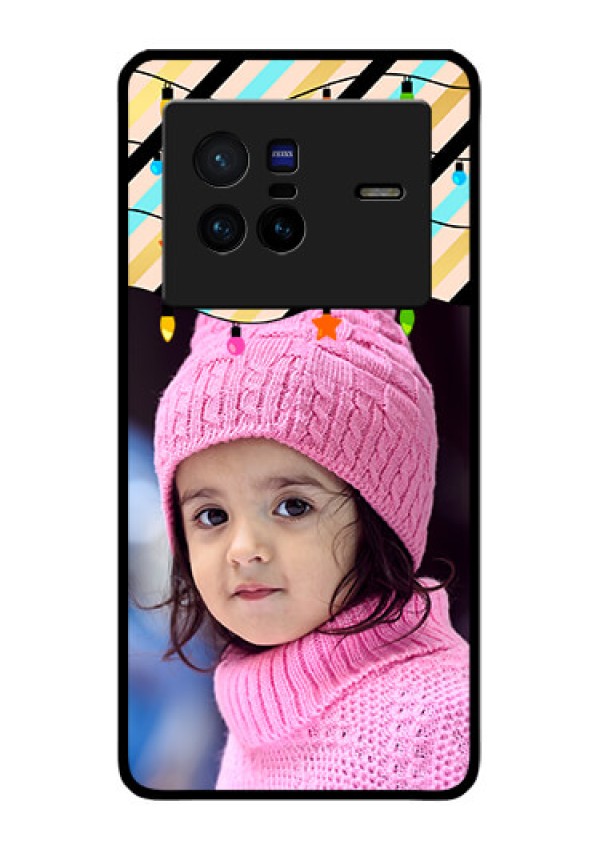 Vivo X80 5G Custom Glass Mobile Case - Lights Hanging Design
