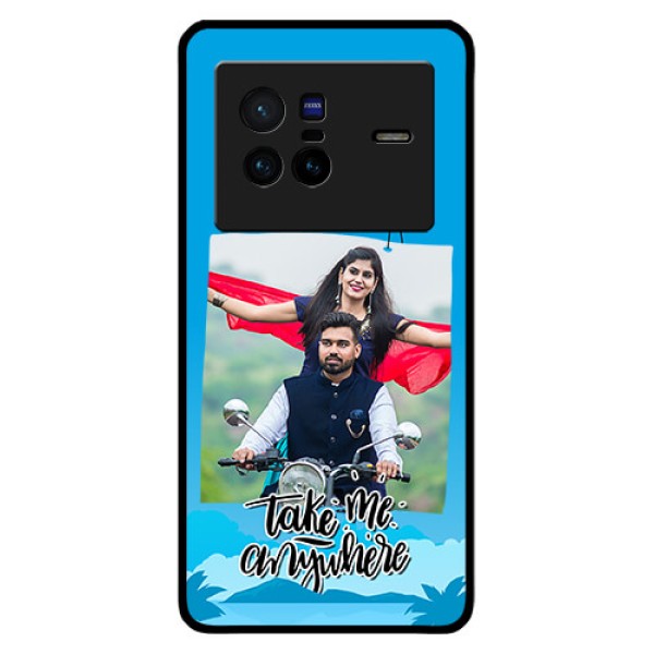 Vivo X80 5G Custom Glass Mobile Case - Traveller Design