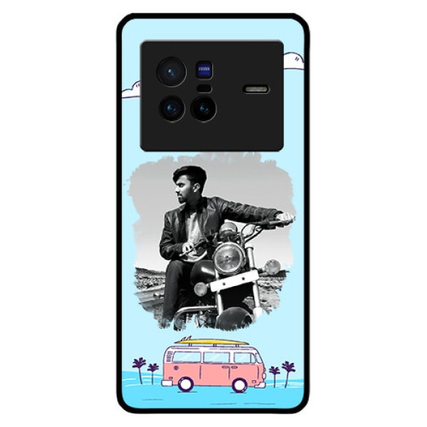 Vivo X80 5G Photo Printing on Glass Case - Travel & Adventure Design