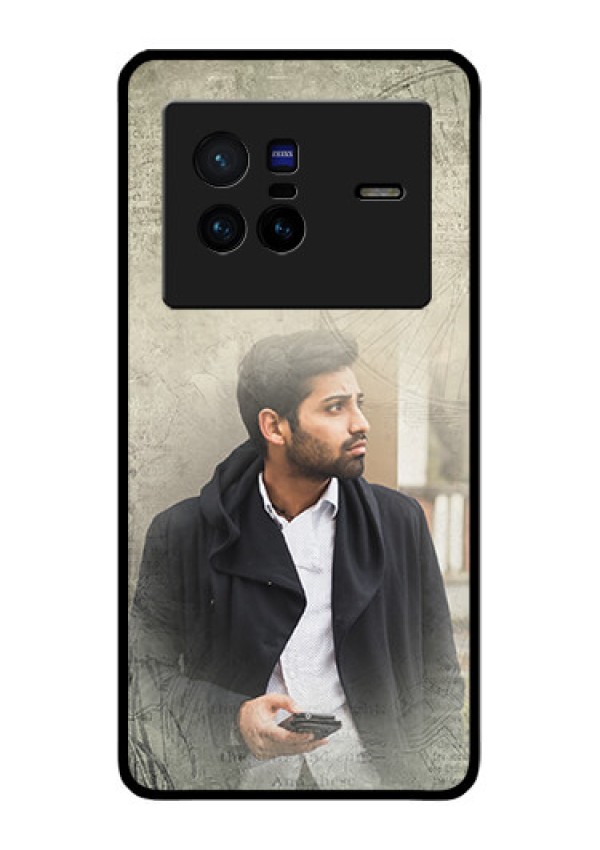 Vivo X80 5G Custom Glass Phone Case - with vintage design