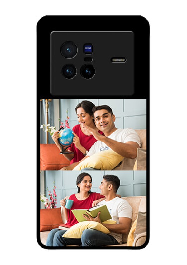 Vivo X80 5G 2 Images on Glass Phone Cover