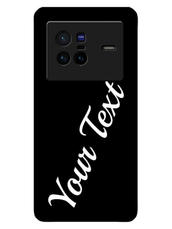 Custom Vivo X80 5G Custom Glass Mobile Cover with Your Name