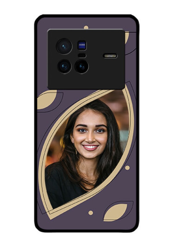 Vivo X80 5G Custom Glass Mobile Case - Falling Leaf Design