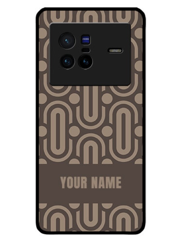 Custom Vivo X80 5G Custom Glass Phone Case - Captivating Zero Pattern Design