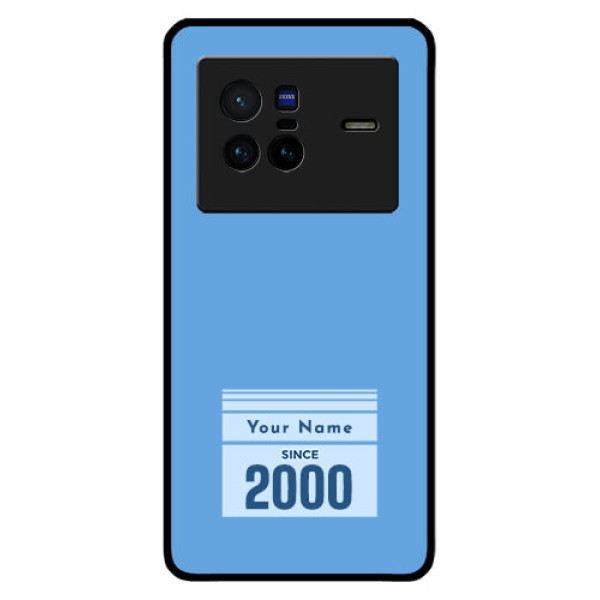 Vivo X80 5G Custom Glass Mobile Case - Custom Year of birth Design