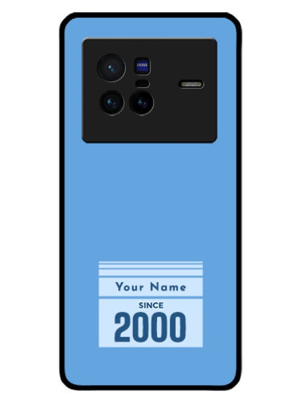 Custom Vivo X80 5G Custom Glass Mobile Case - Custom Year of birth Design
