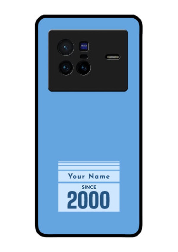 Vivo X80 5G Custom Glass Mobile Case - Custom Year of birth Design