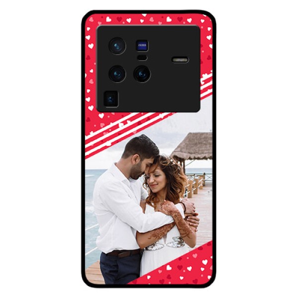Vivo X80 Pro 5G Custom Glass Mobile Case - Valentines Gift Design