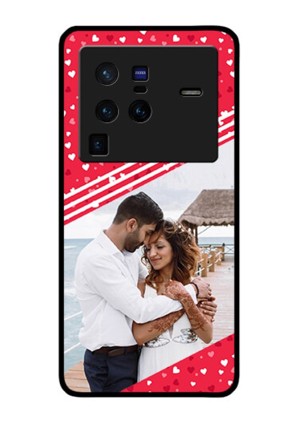 Vivo X80 Pro 5G Custom Glass Mobile Case - Valentines Gift Design