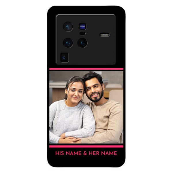 Vivo X80 Pro 5G Custom Glass Mobile Case - with Add Text Design