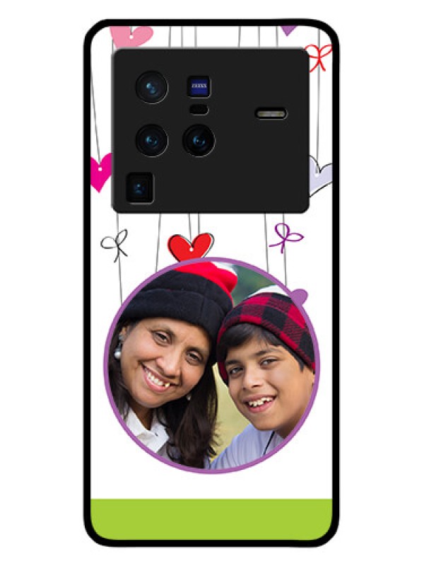 Custom Vivo X80 Pro 5G Photo Printing on Glass Case - Cute Kids Phone Case Design