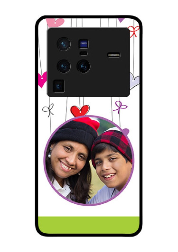 Vivo X80 Pro 5G Photo Printing on Glass Case - Cute Kids Phone Case Design