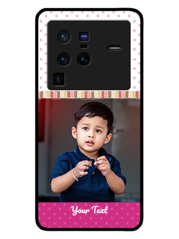 Custom Vivo X80 Pro 5G Photo Printing on Glass Case - Cute Girls Cover Design