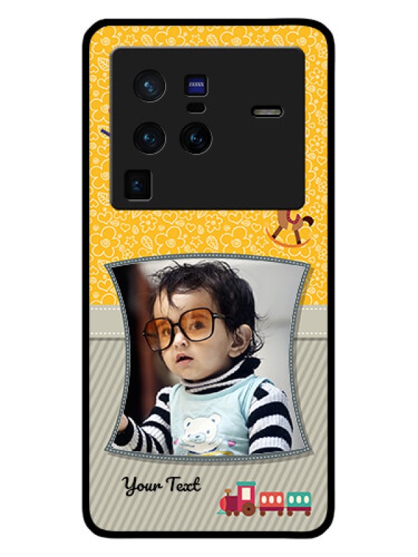 Custom Vivo X80 Pro 5G Personalized Glass Phone Case - Baby Picture Upload Design