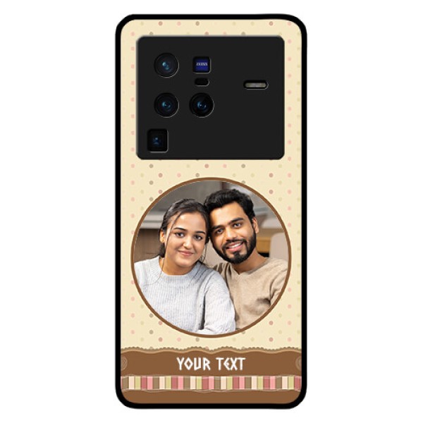 Vivo X80 Pro 5G Custom Glass Mobile Case - Brown Dotted Mobile Case Design Vivo X80 Pro 5G Custom Glass Mobile Case - Brown Dotted Mobile Case Design