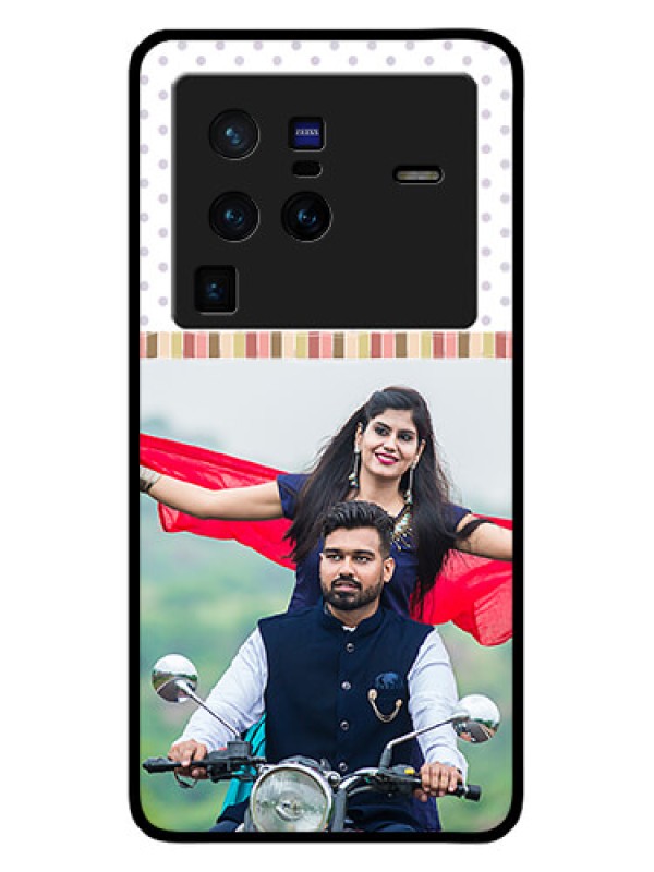 Custom Vivo X80 Pro 5G Photo Printing on Glass Case - Cute Family Design