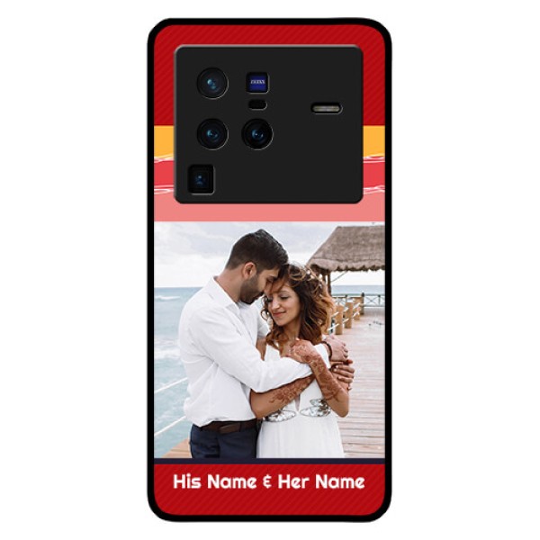Vivo X80 Pro 5G Custom Glass Mobile Case - Colorful Case Design