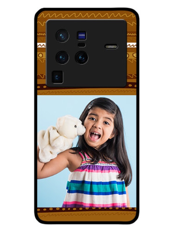 Custom Vivo X80 Pro 5G Custom Glass Phone Case - Friends Picture Upload Design