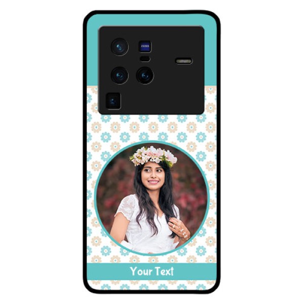 Vivo X80 Pro 5G Custom Glass Mobile Case - Beautiful Flowers Design
