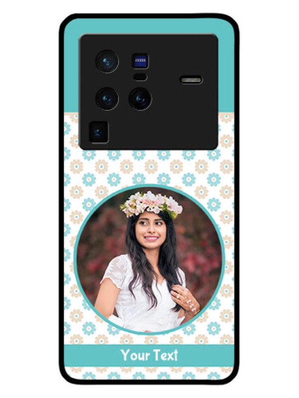 Custom Vivo X80 Pro 5G Custom Glass Mobile Case - Beautiful Flowers Design