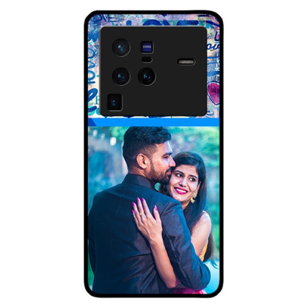 Vivo X80 Pro 5G Custom Glass Mobile Case - Colorful Love Design