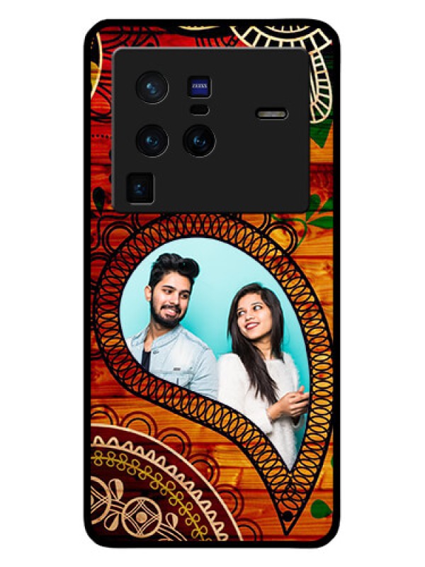 Custom Vivo X80 Pro 5G Personalized Glass Phone Case - Abstract Colorful Design