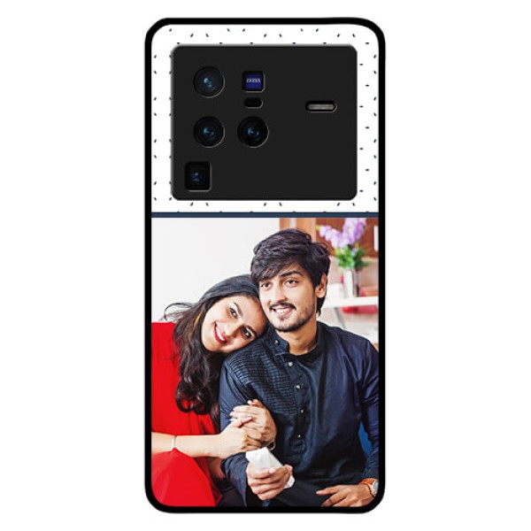 Vivo X80 Pro 5G Personalized Glass Phone Case - Premium Dot Design