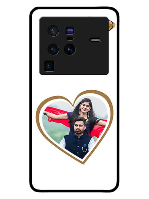 Custom Vivo X80 Pro 5G Custom Glass Mobile Case - You & Me Design