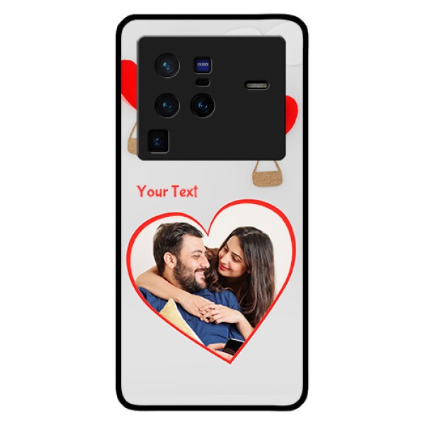 Vivo X80 Pro 5G Custom Glass Mobile Case - Parachute Love Design