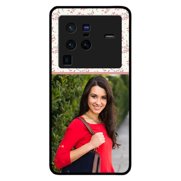 Vivo X80 Pro 5G Custom Glass Phone Case - Premium Floral Design