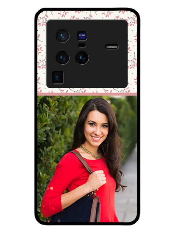 Custom Vivo X80 Pro 5G Custom Glass Phone Case - Premium Floral Design