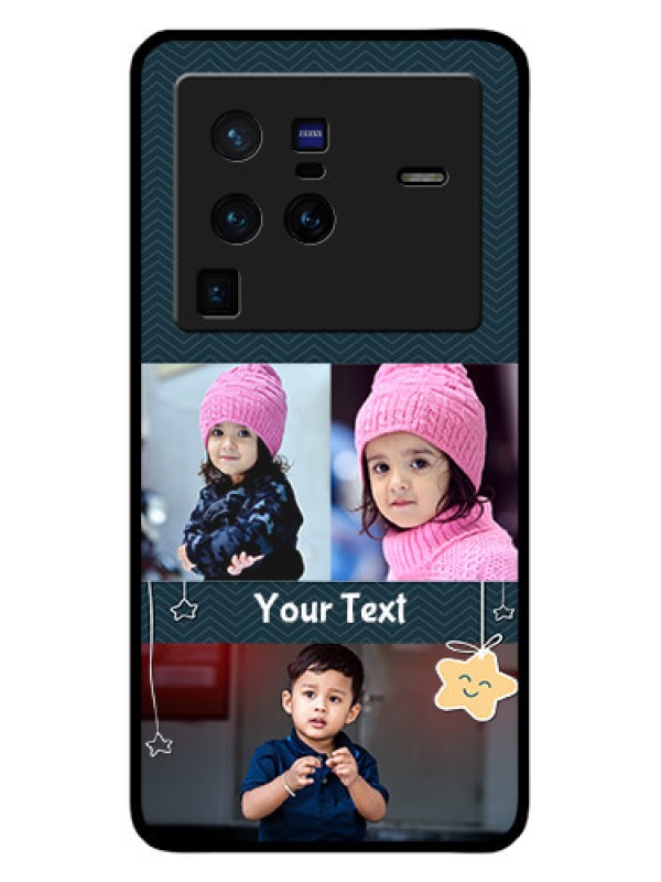 Custom Vivo X80 Pro 5G Custom Glass Mobile Case - Hanging Stars Design