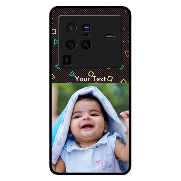 Vivo X80 Pro 5G Custom Glass Phone Case - with confetti birthday design Vivo X80 Pro 5G Custom Glass Phone Case - with confetti birthday design