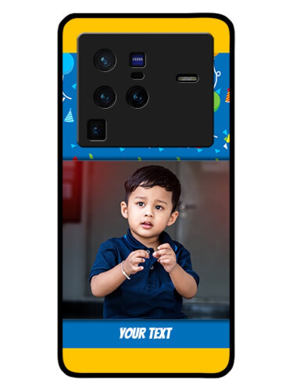 Custom Vivo X80 Pro 5G Custom Glass Mobile Case - Birthday Wishes Design