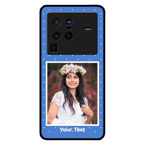 Vivo X80 Pro 5G Photo Printing on Glass Case - Polka dots design