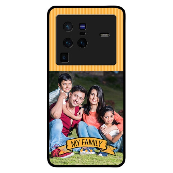 Vivo X80 Pro 5G Custom Glass Phone Case - My Family Design