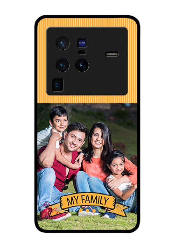Vivo X80 Pro 5G Custom Glass Phone Case - My Family Design