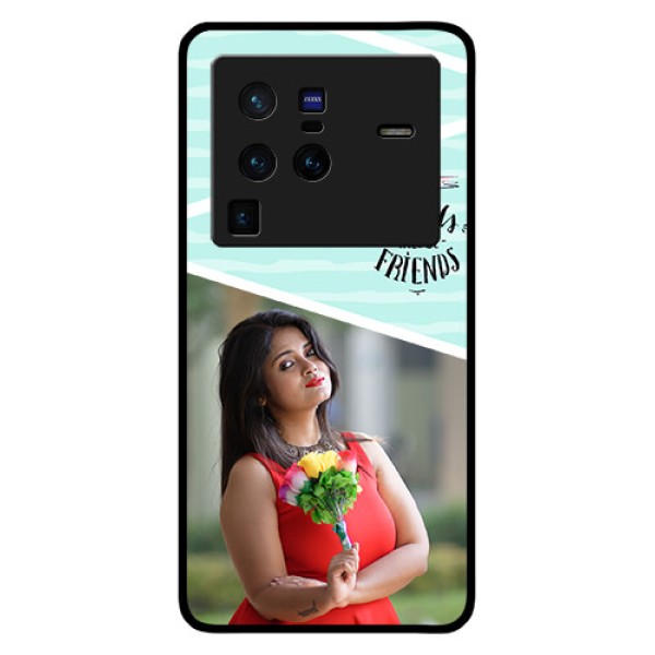 Vivo X80 Pro 5G Custom Glass Phone Case - Friends Picture Icon Design