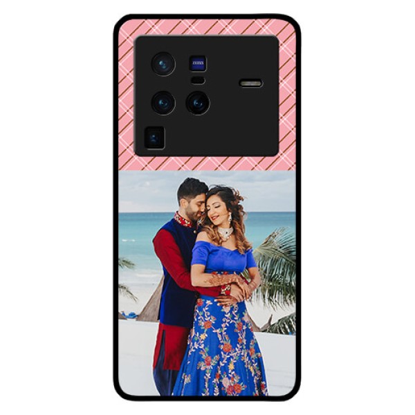 Vivo X80 Pro 5G Personalized Glass Phone Case - Together Forever Design