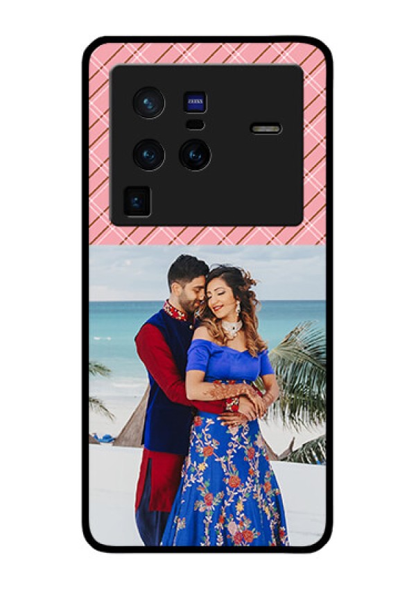 Vivo X80 Pro 5G Personalized Glass Phone Case - Together Forever Design