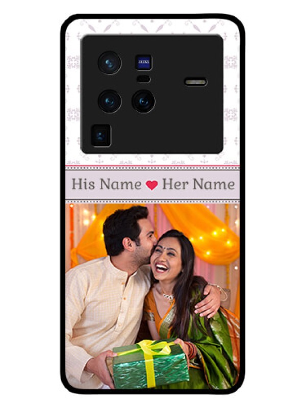 Custom Vivo X80 Pro 5G Custom Glass Mobile Case - with Photo and Ethnic Design