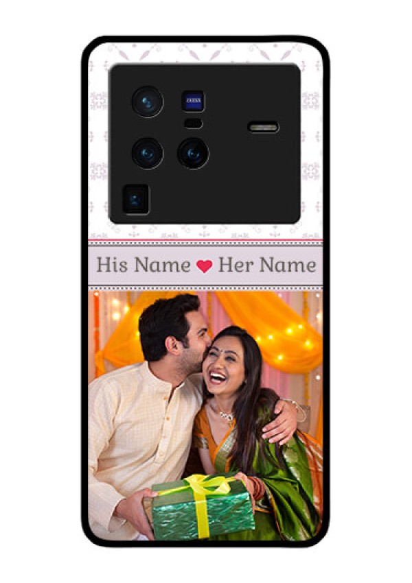 Vivo X80 Pro 5G Custom Glass Mobile Case - with Photo and Ethnic Design