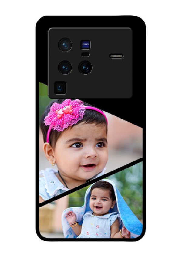 Vivo X80 Pro 5G Custom Glass Phone Case - Semi Cut Design